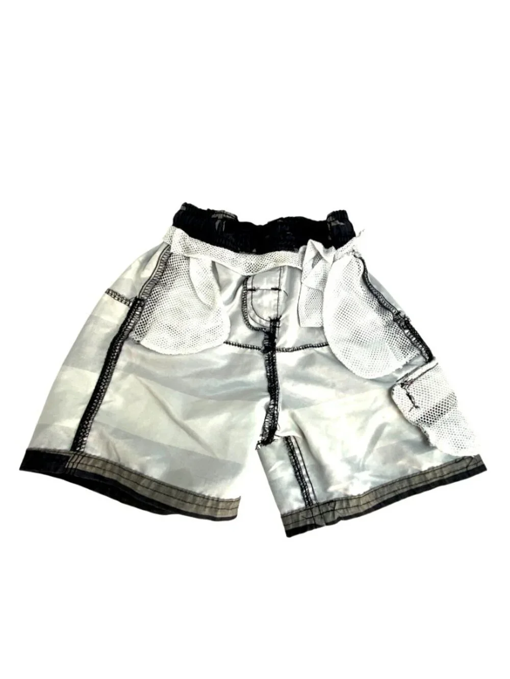 Okanu Surf Toddler Boy's Lot of 2 Beach Swim Trunks Parrot Flag Print Size 4T